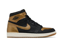 Air Jordan 1 High Og Black Metallic Gold Preto