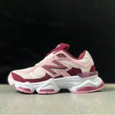 Tênis Joe Freshgoods x New Balance 9060 Women's Burgundy and Pink Sneakers